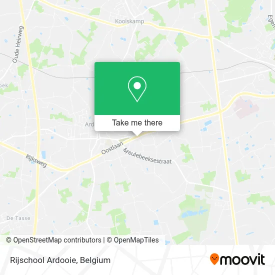 Rijschool Ardooie map