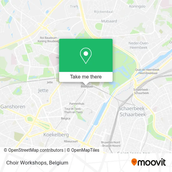 Choir Workshops map