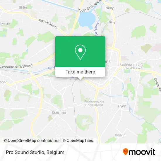 Pro Sound Studio map