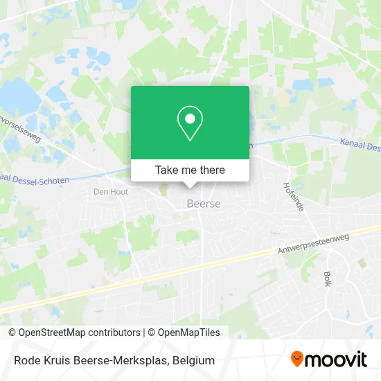 Rode Kruis Beerse-Merksplas plan