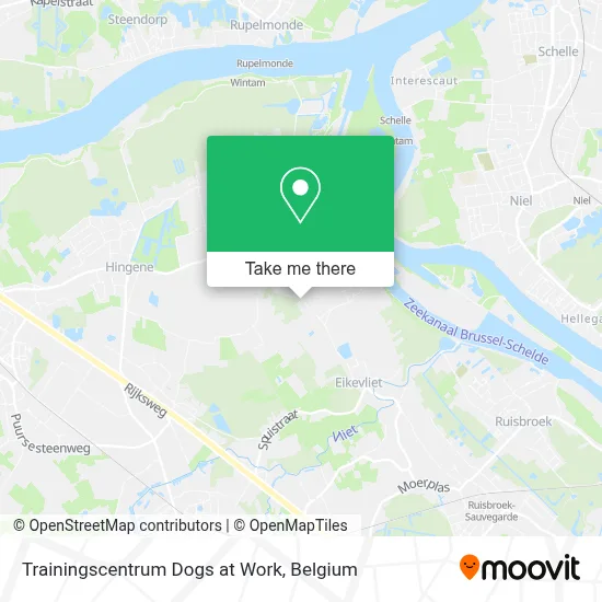 Trainingscentrum Dogs at Work map