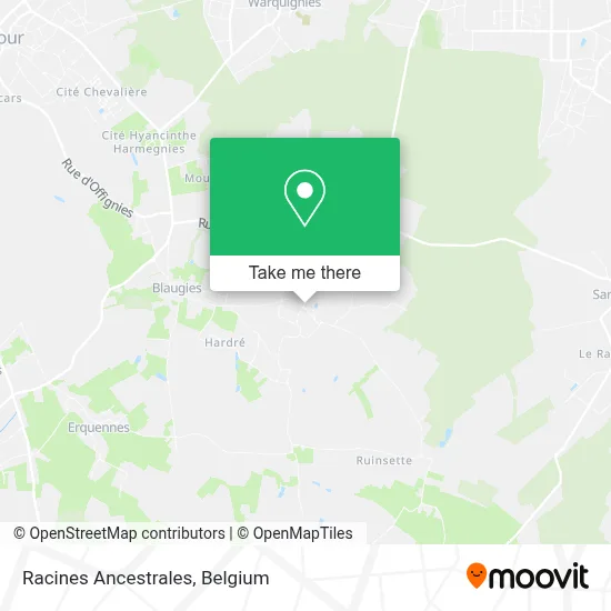 Racines Ancestrales map