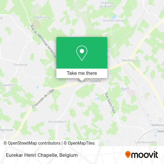 Eurekar Henri Chapelle map