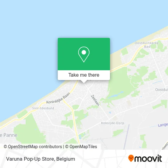 Varuna Pop-Up Store map