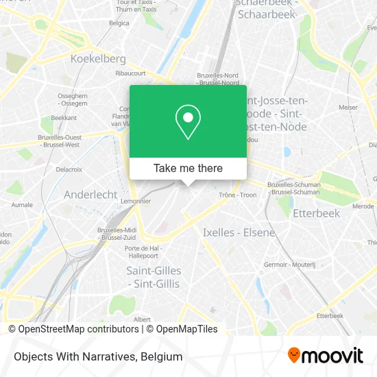Objects With Narratives map