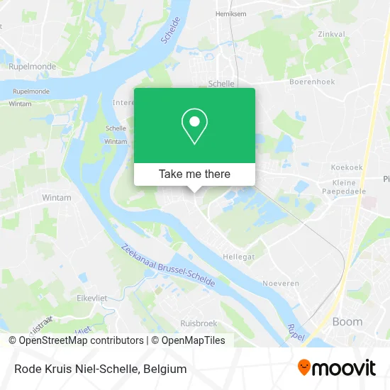 Rode Kruis Niel-Schelle plan