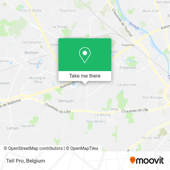 Tell Pro map