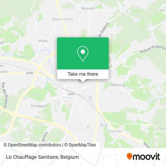 Lb Chauffage Sanitaire map