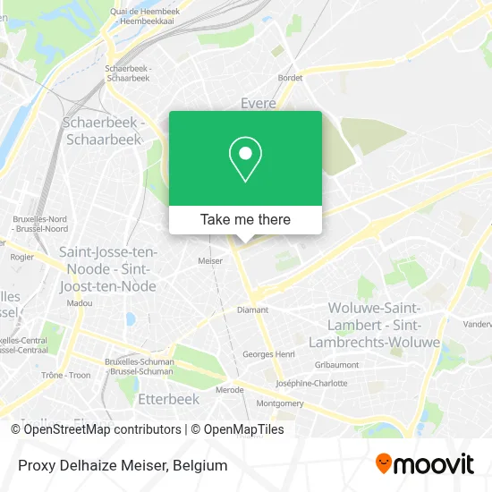 Proxy Delhaize Meiser map