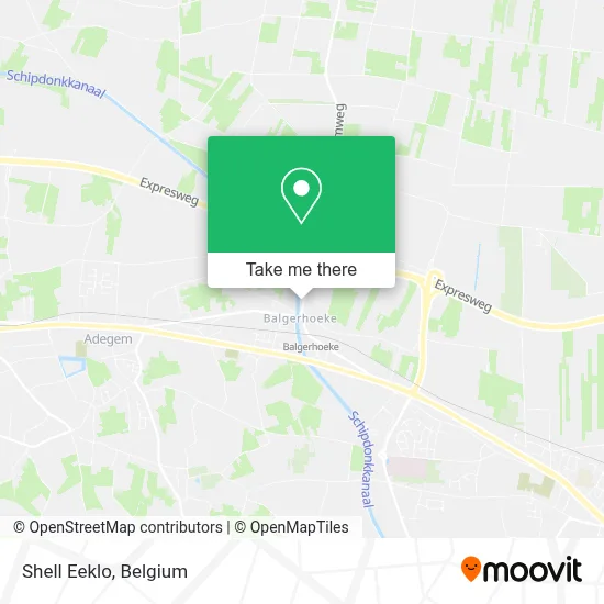 Shell Eeklo map