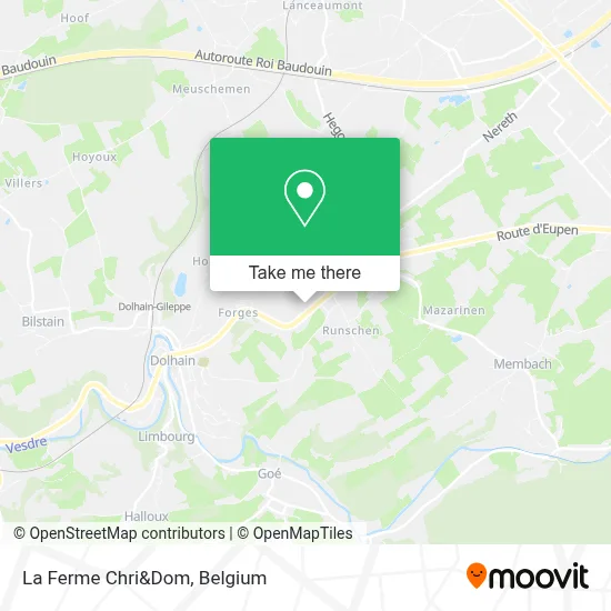 La Ferme Chri&Dom map