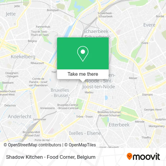 Shadow Kitchen - Food Corner map