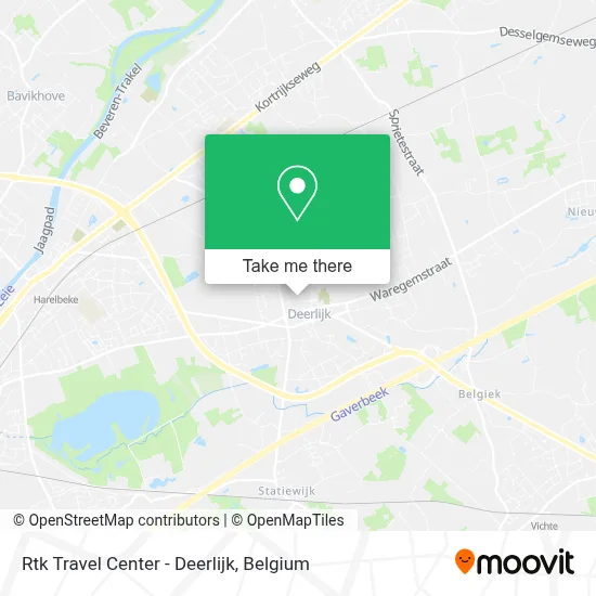 Rtk Travel Center - Deerlijk map