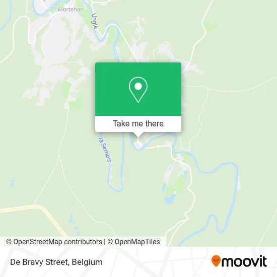 De Bravy Street map