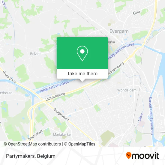 Partymakers map