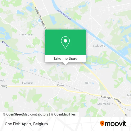 One Fish Apart map
