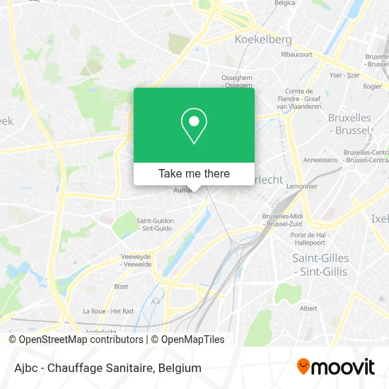Ajbc - Chauffage Sanitaire map