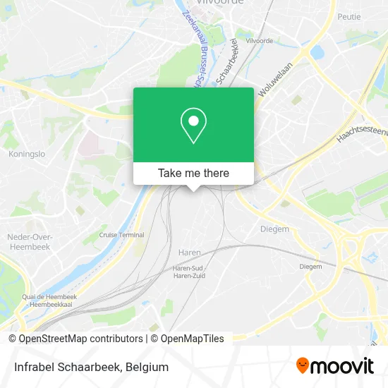 Infrabel Schaarbeek map