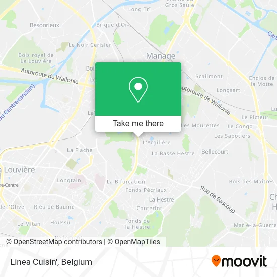 Linea Cuisin' map