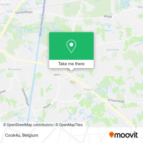 Cook4u map