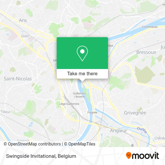 Swingside Invitational map