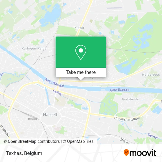 Texhas map