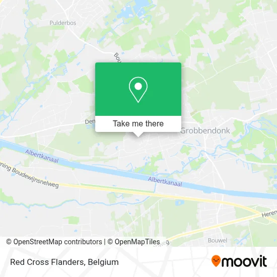 Red Cross Flanders map