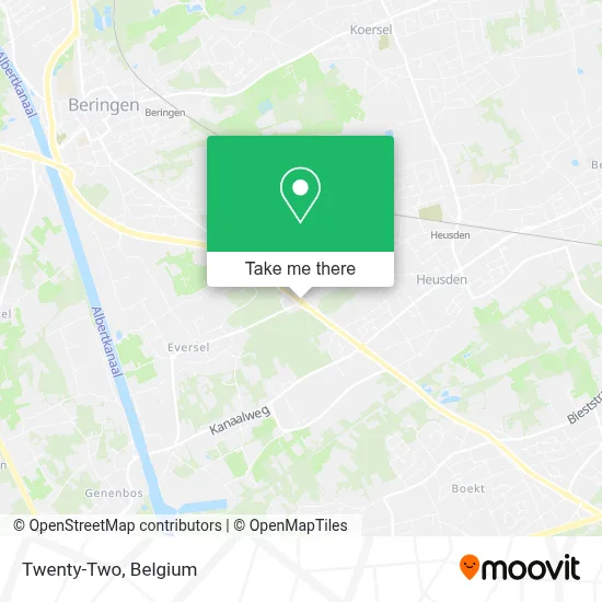 Twenty-Two map