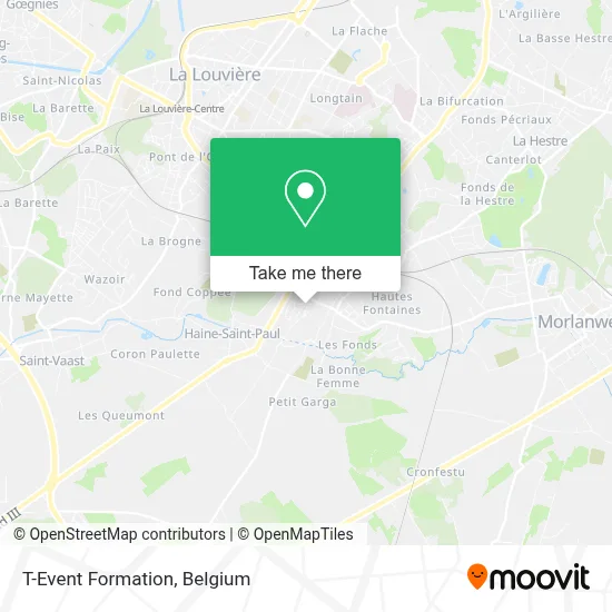 T-Event Formation map