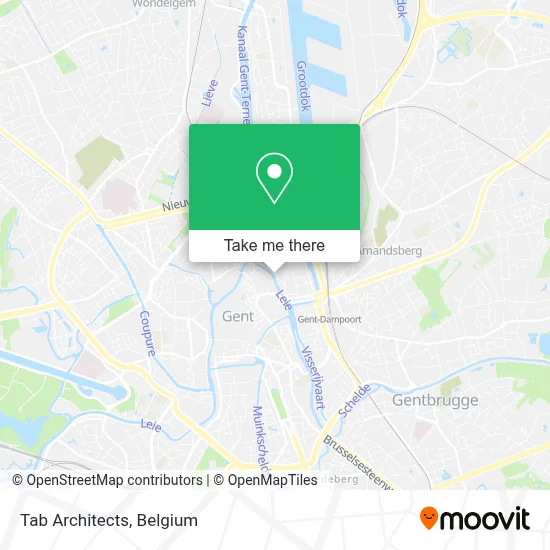 Tab Architects map
