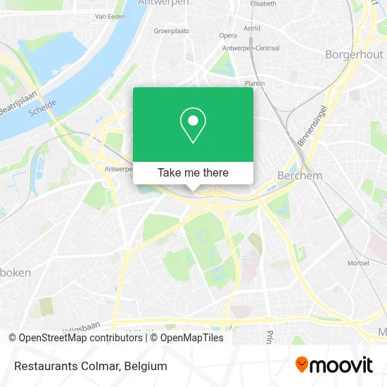 Restaurants Colmar map