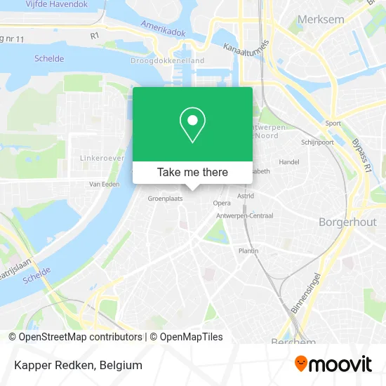 Kapper Redken map