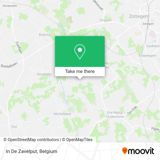 In De Zavelput map