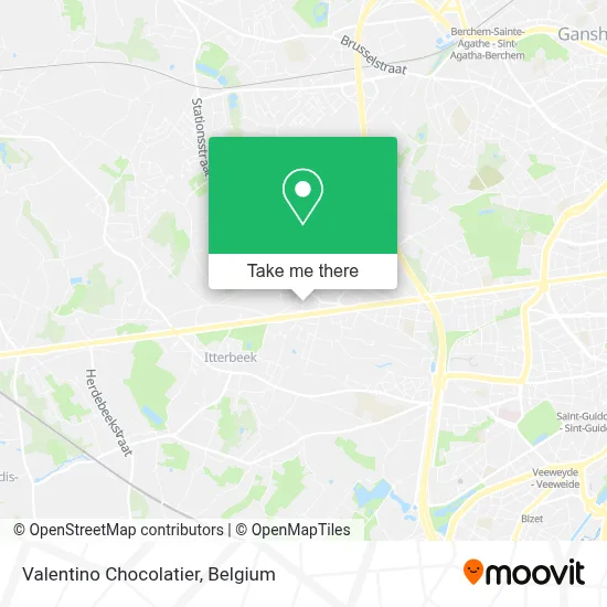 Valentino Chocolatier map