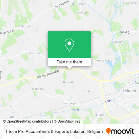 Titeca Pro Accountants & Experts Lokeren map