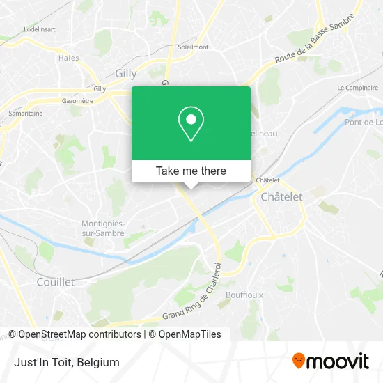 Just'In Toit map