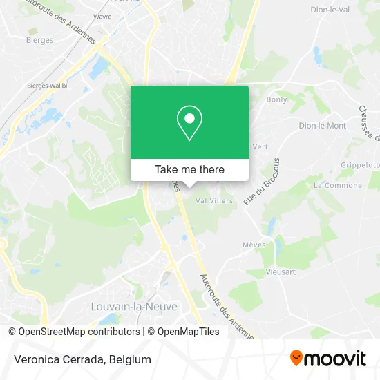 Veronica Cerrada map