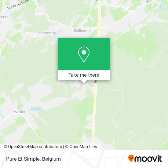 Pure Et Simple map