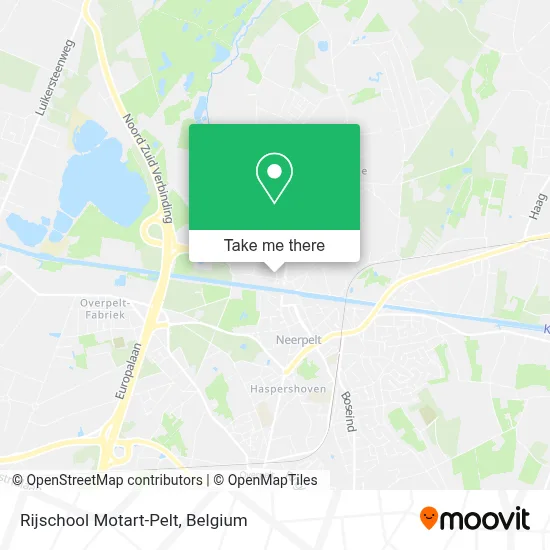 Rijschool Motart-Pelt map