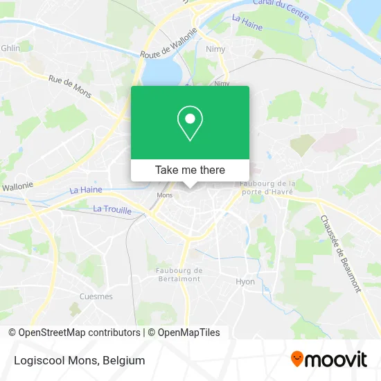 Logiscool Mons map
