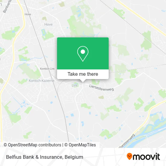 Belfius Bank & Insurance map