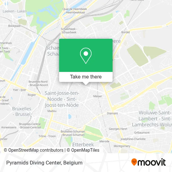 Pyramids Diving Center map