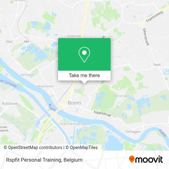 Rspfit Personal Training map