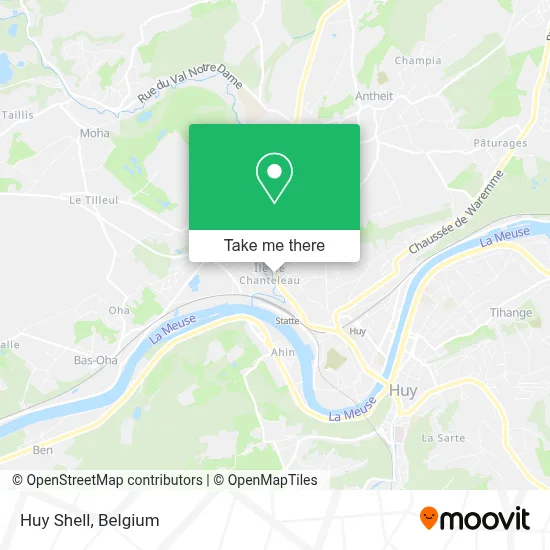 Huy Shell map