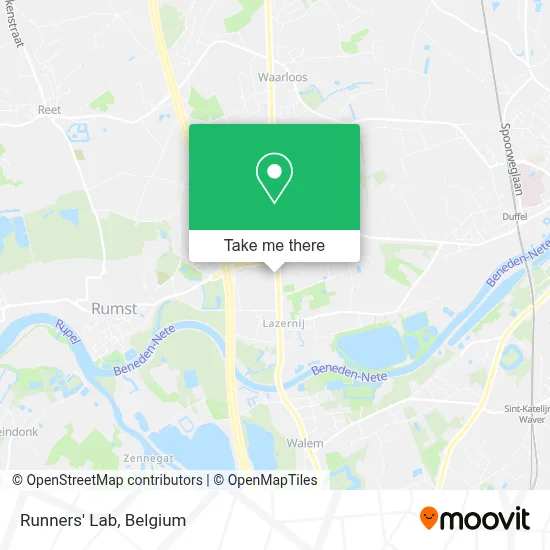 Runners' Lab map