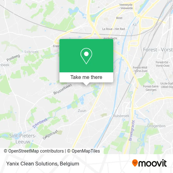 Yanix Clean Solutions map