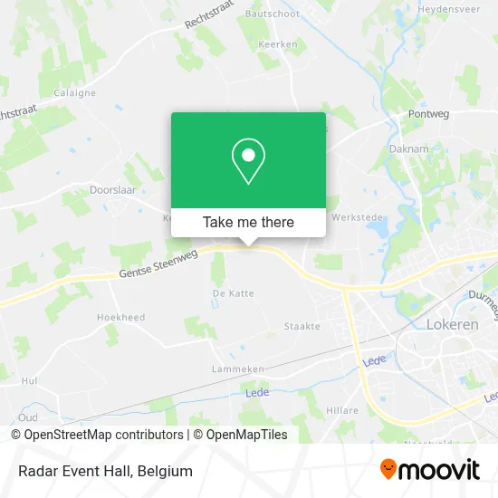 Radar Event Hall map