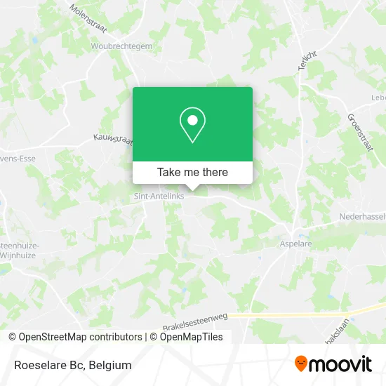 Roeselare Bc map