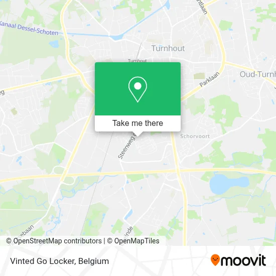 Vinted Go Locker map