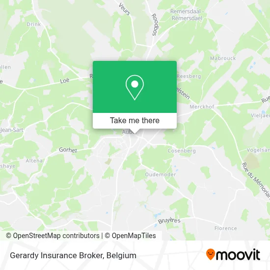 Gerardy Insurance Broker map